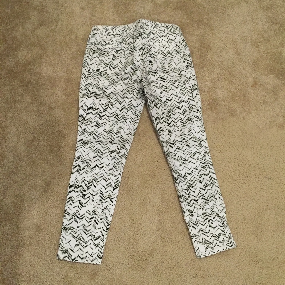 Gap Skinny Mini Printed Khaki Skimmer Length- Sz 0